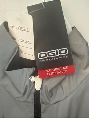 OGIO Gray Performance Full-Zip Men's Jacket